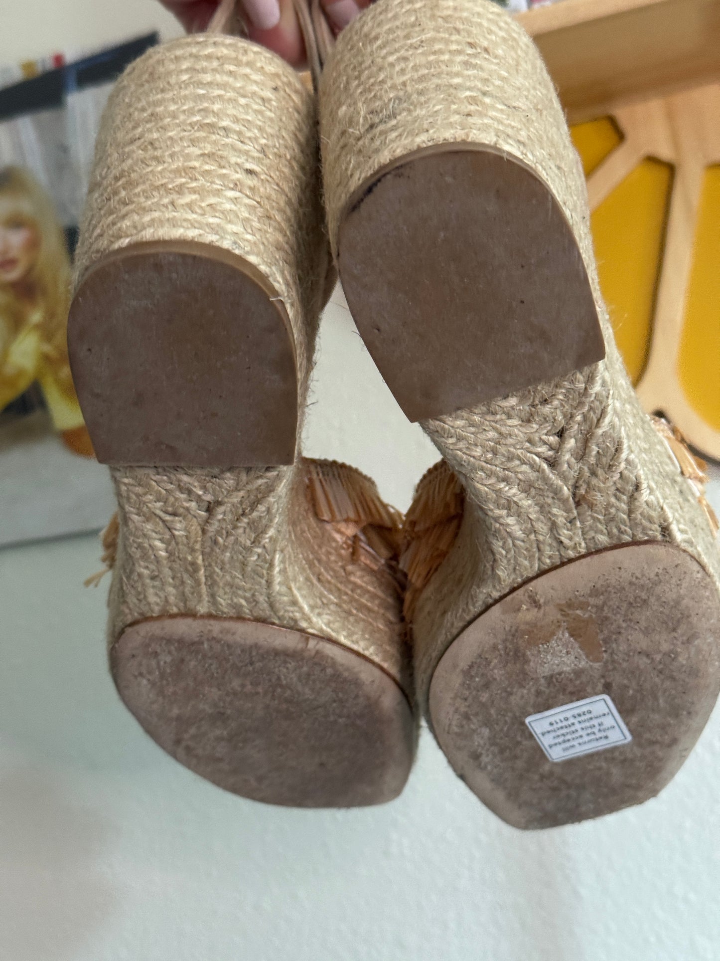 Paloma Barcelo Raffia Wedges 39