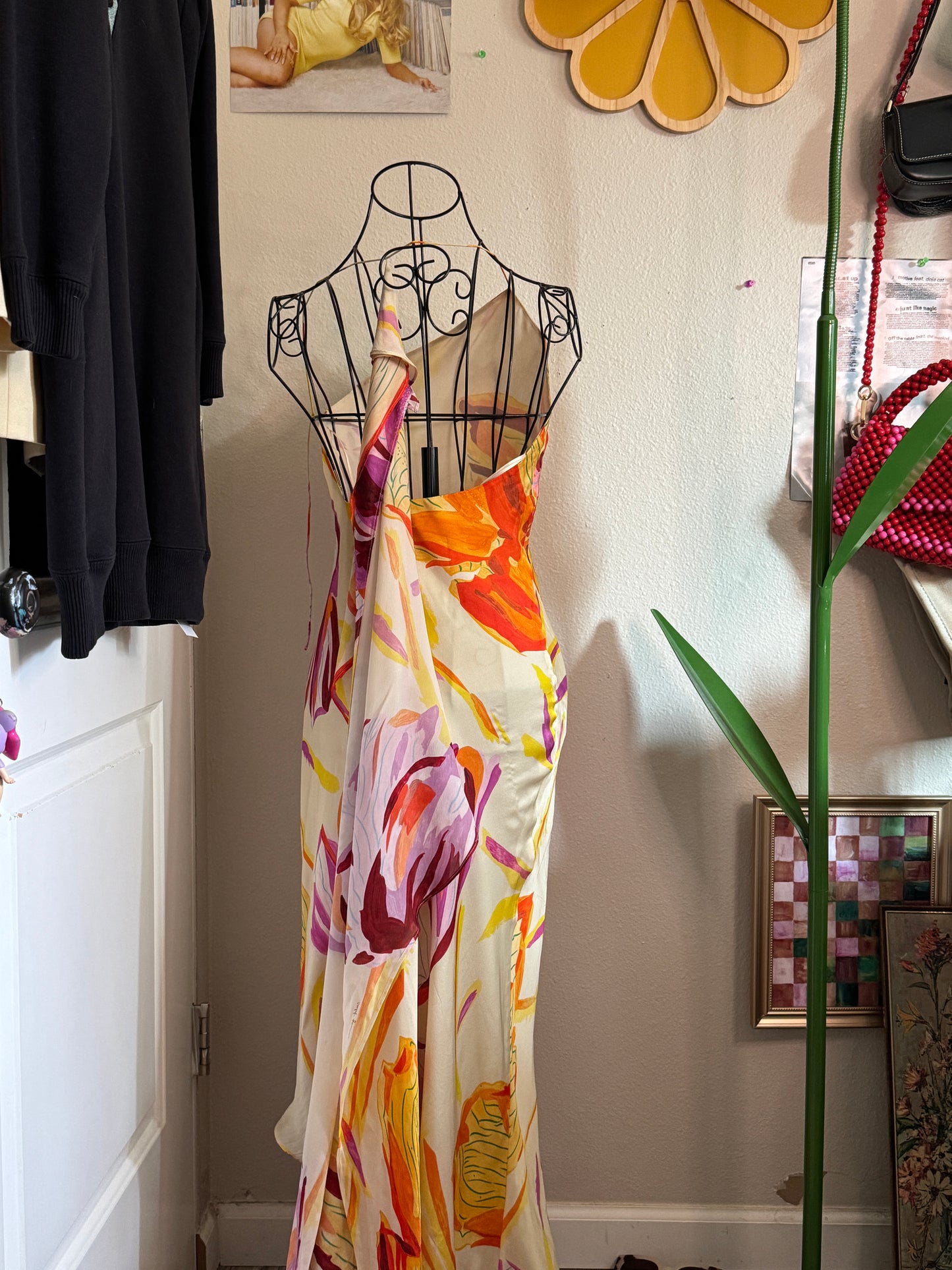 Cult Gaia Printed Maxi Dress XS